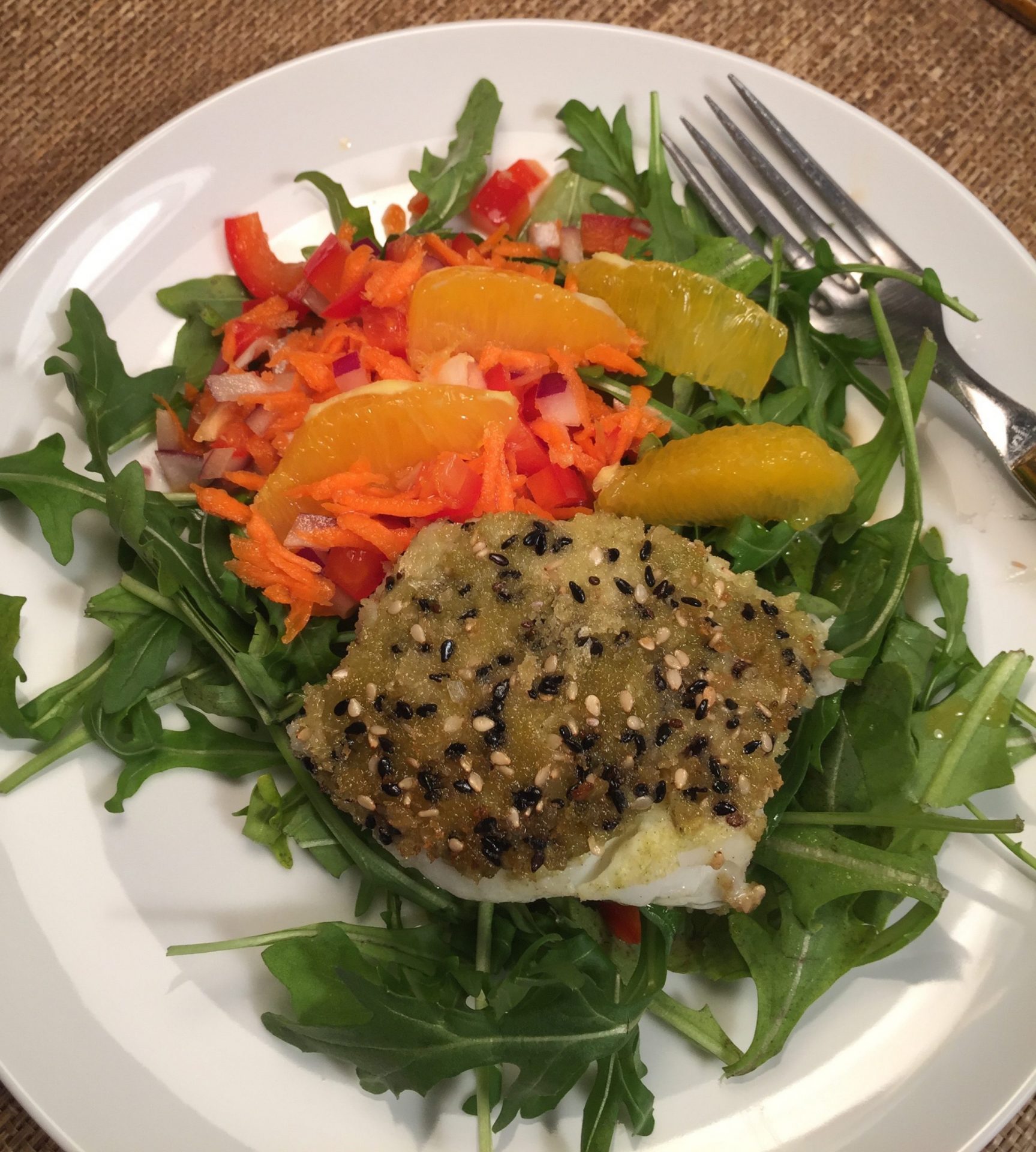 An Award-Winning Dinner, Sesame-Crusted Cod - American Institute for ...