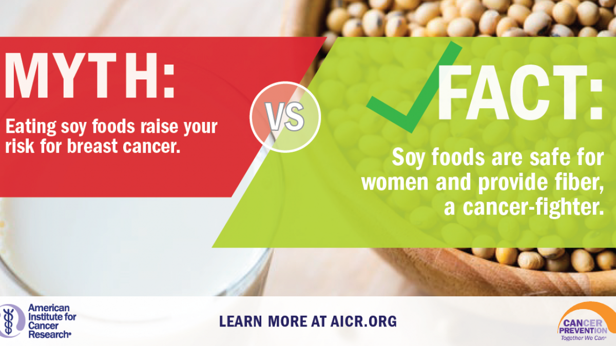 Soy And Cancer Myths And Misconceptions American Institute For Cancer Research
