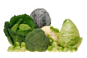 various green vegetables