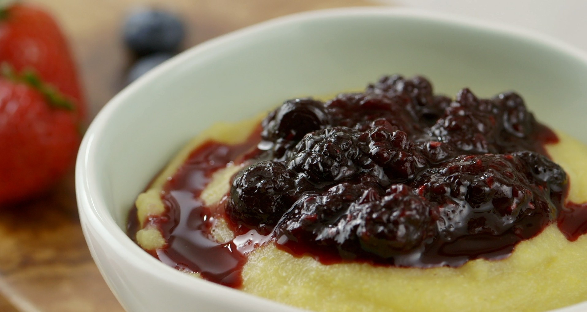 Polenta with Fruit Compote - American Institute for Cancer Research